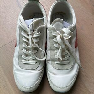 rag & bone White and Red Retro Sneakers